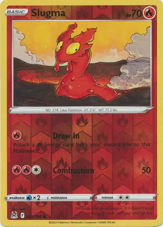 Lost Origin Slugma #21/196 reverse holo