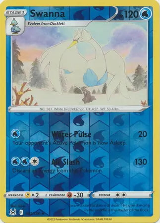 Lost Origin Swanna #47/196 reverse holo