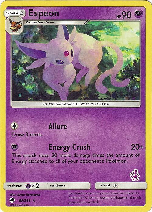 Lost Thunder Espeon #89 Battle Academy