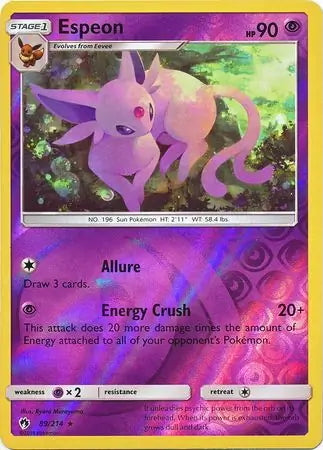 Lost Thunder Espeon #89/214 reverse holo