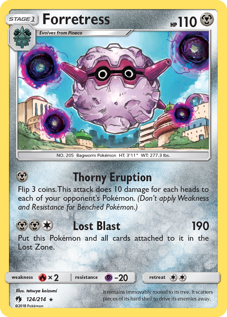 Lost Thunder Forretress #124/214