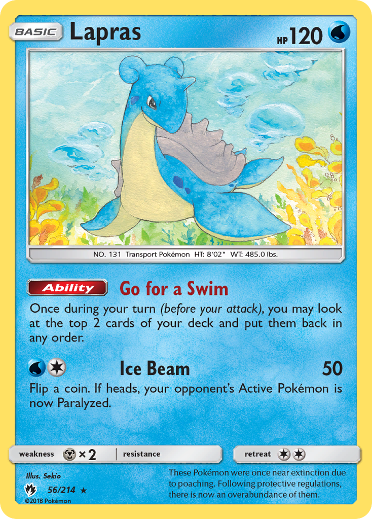 Lost Thunder Lapras #56/214
