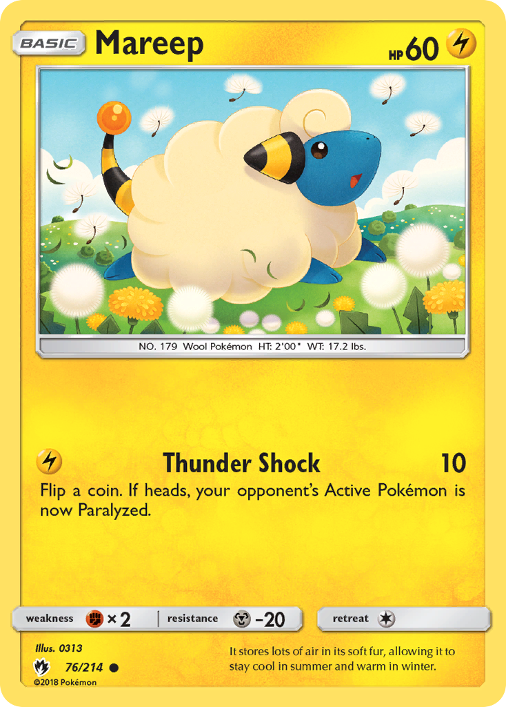 Lost Thunder Mareep #76/214