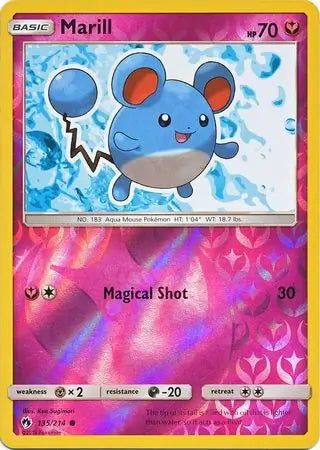 Lost Thunder Marill #135/214 reverse holo