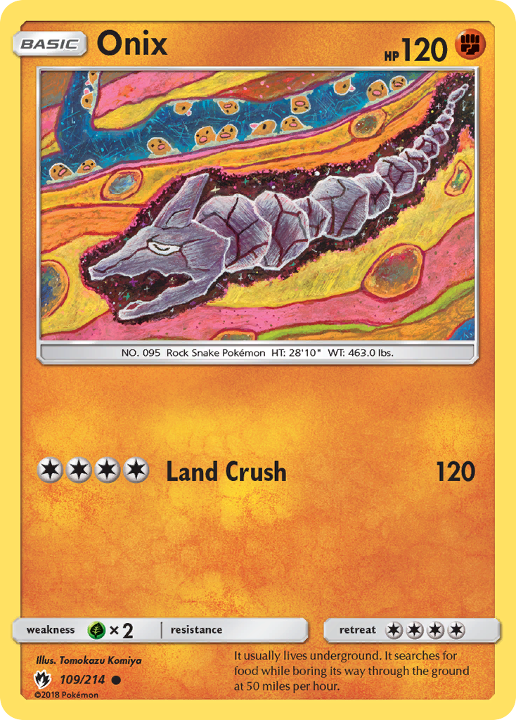 Lost Thunder Onix #109/214