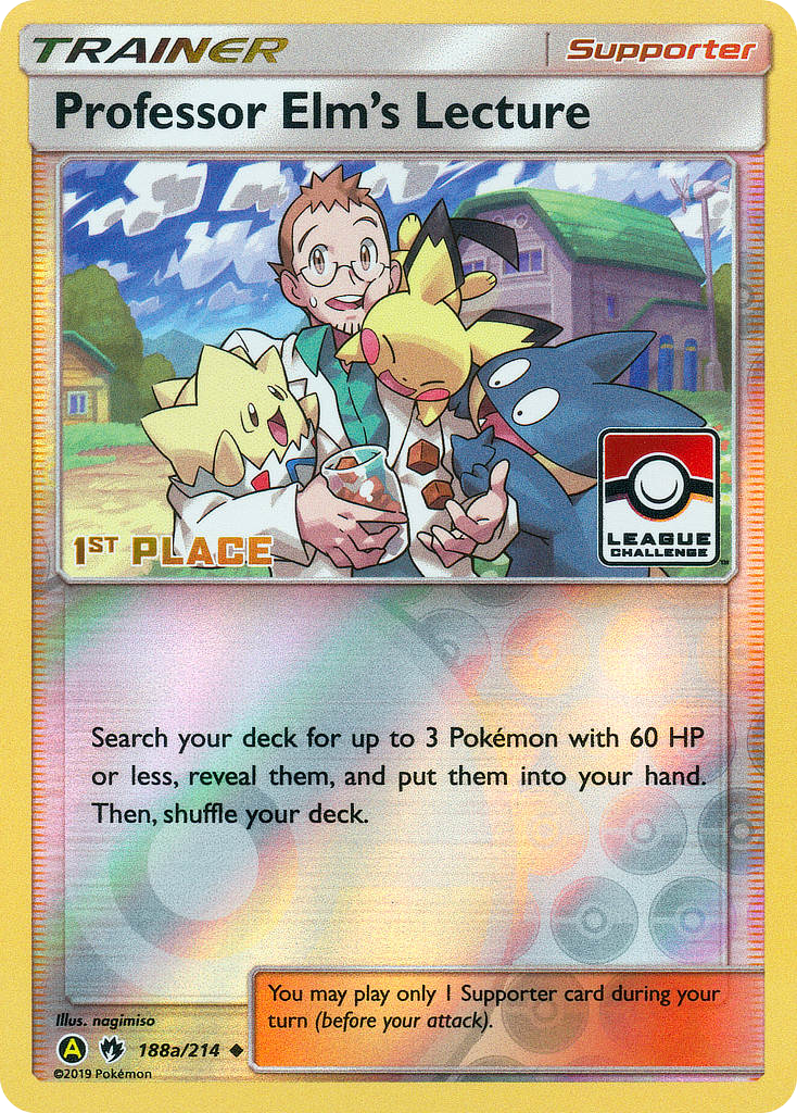 Lost Thunder Professor Elm’s Lecture #188a First Place Promo