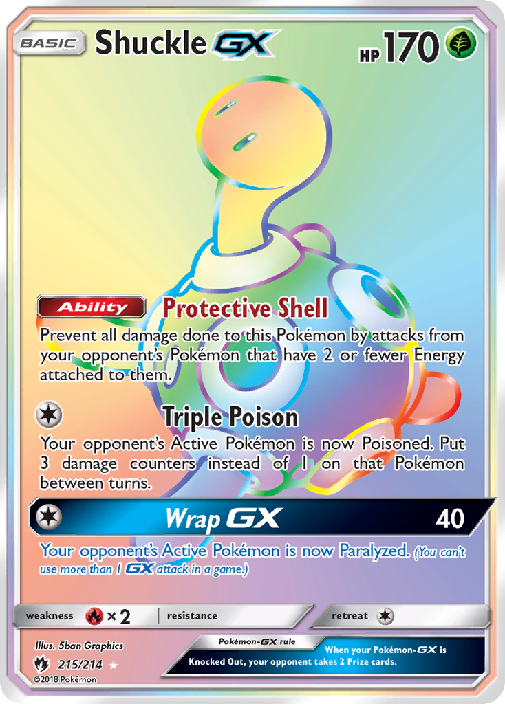 Lost Thunder Shuckle GX #215/214