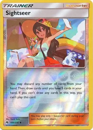Lost Thunder Sightseer #189/214 reverse holo