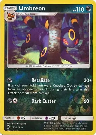 Lost Thunder Umbreon #120/214 reverse holo
