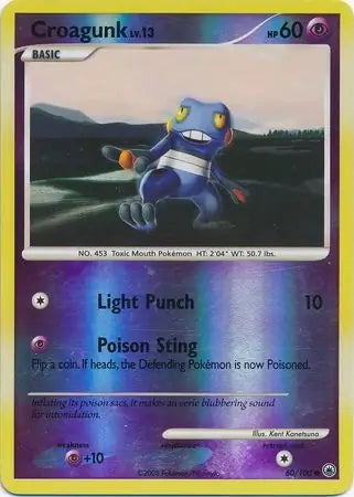 Majestic Dawn Croagunk #60/100 reverse holo