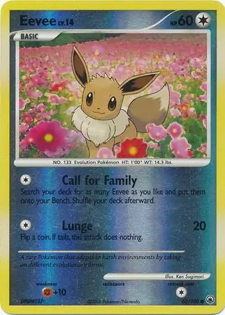 Majestic Dawn Eevee #62/100 reverse holo