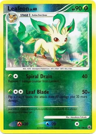 Majestic Dawn Leafeon #24/100 reverse holo