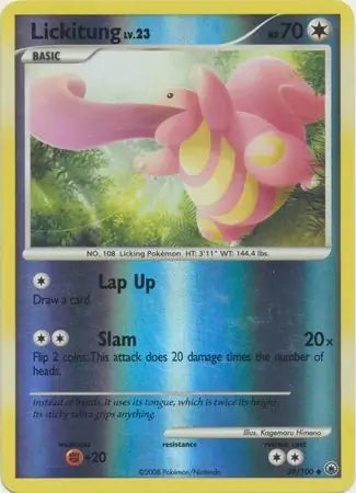 Majestic Dawn Lickitung #39/100 reverse holo