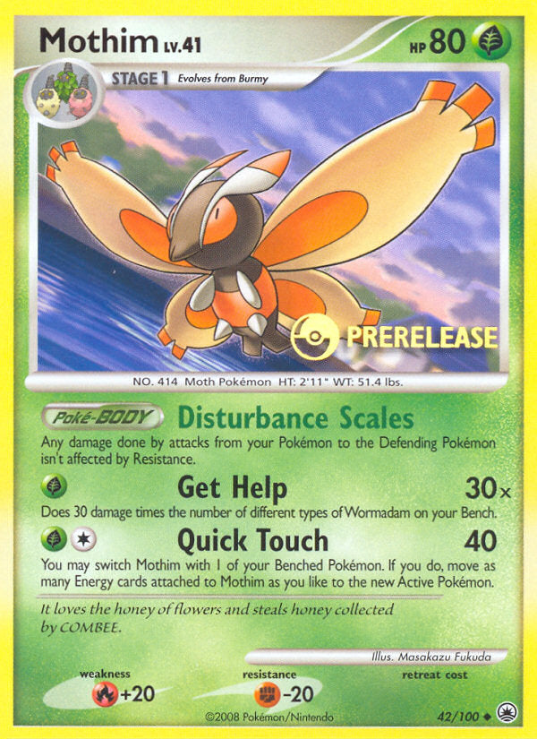 Majestic Dawn Mothim #42 Prerelease Promo