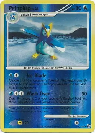 Majestic Dawn Prinplup #44/100 reverse holo