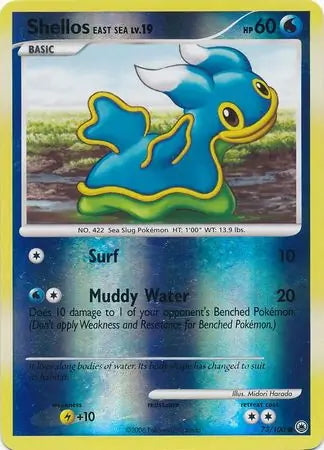 Majestic Dawn Shellos East Sea #73/100 reverse holo