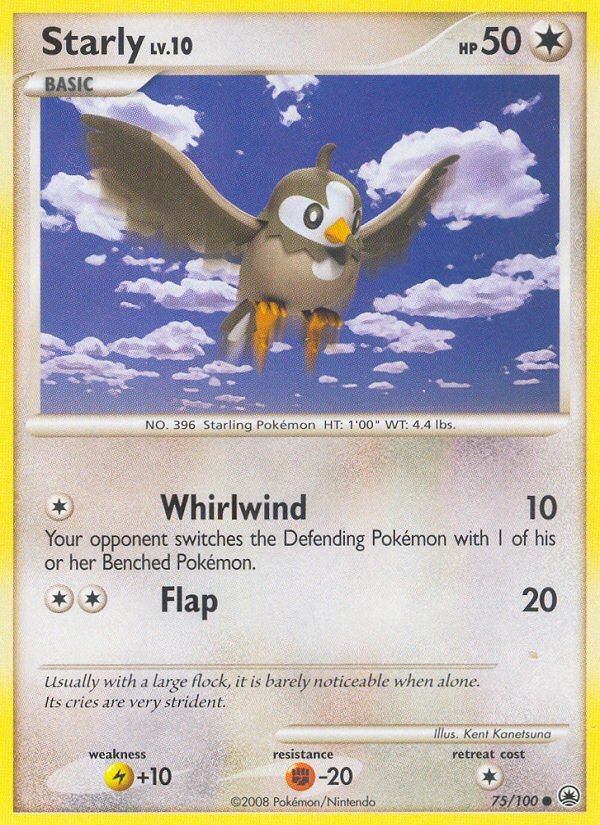 Majestic Dawn Starly #75/100