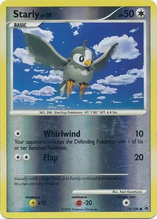 Majestic Dawn Starly #75/100 reverse holo