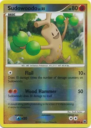 Majestic Dawn Sudowoodo #48/100 reverse holo