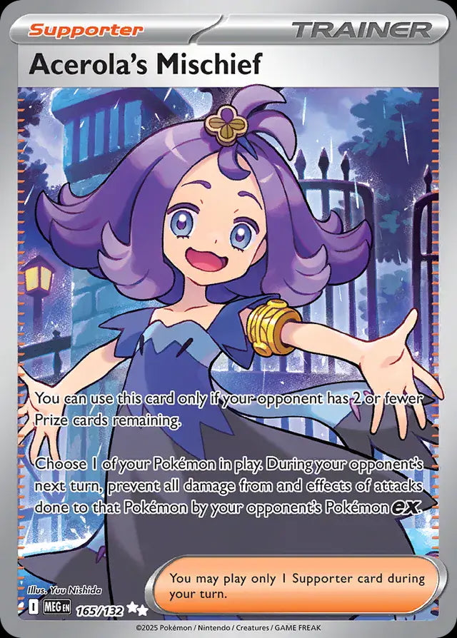 Mega Evolution Acerola's Mischief #165/132
