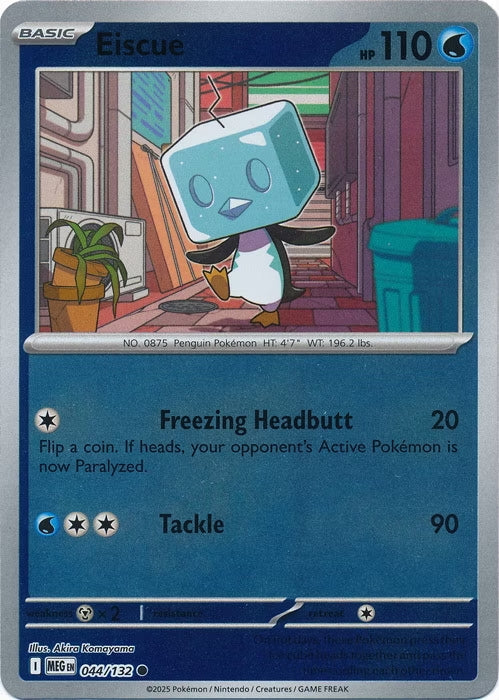 Mega Evolution Eiscue #044/132 Reverse Holo