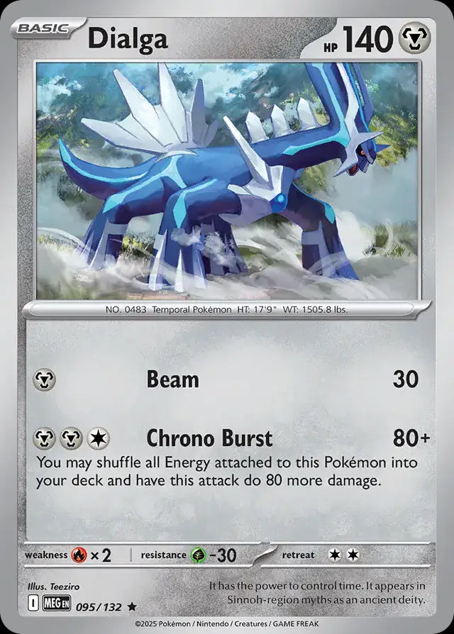 Mega Evolution Holo Dialga #095/132
