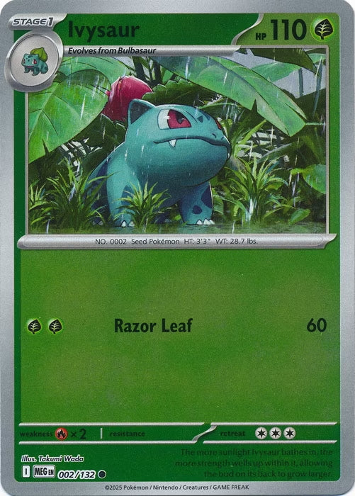 Mega Evolution Ivysaur #002/132 Reverse Holo