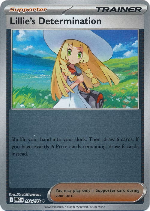 Mega Evolution Lillie's Determination #119/132 Reverse Holo
