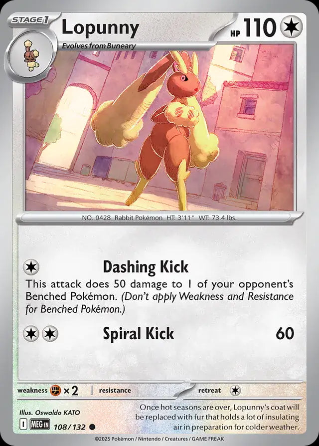 Mega Evolution Lopunny #108/132