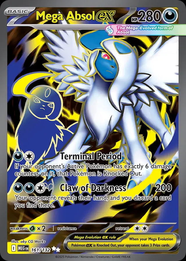 Mega Evolution Mega Absol ex #161/132
