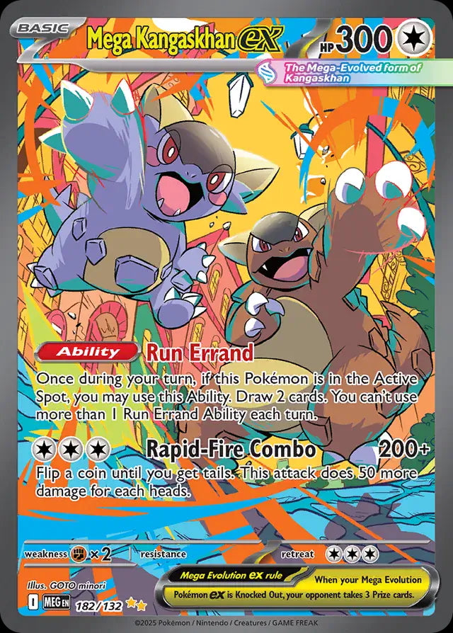 Mega Evolution Mega Khangaskhan ex #182/132
