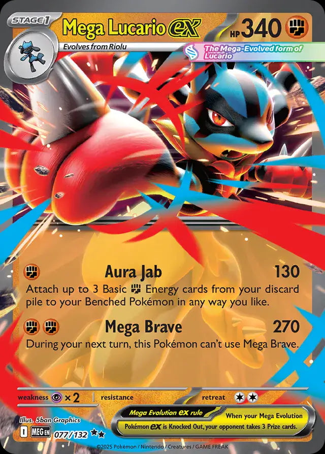 Mega Evolution Mega Lucario ex #077/132