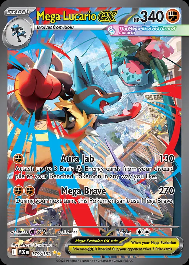 Mega Evolution Mega Lucario ex #179/132