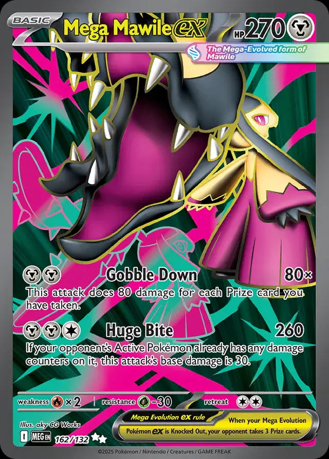 Mega Evolution Mega Mawile ex #162/132