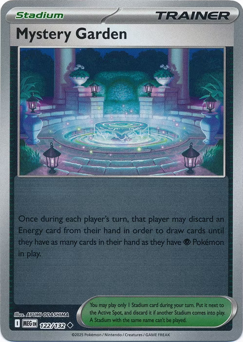 Mega Evolution Mystery Garden #122/132 Reverse Holo