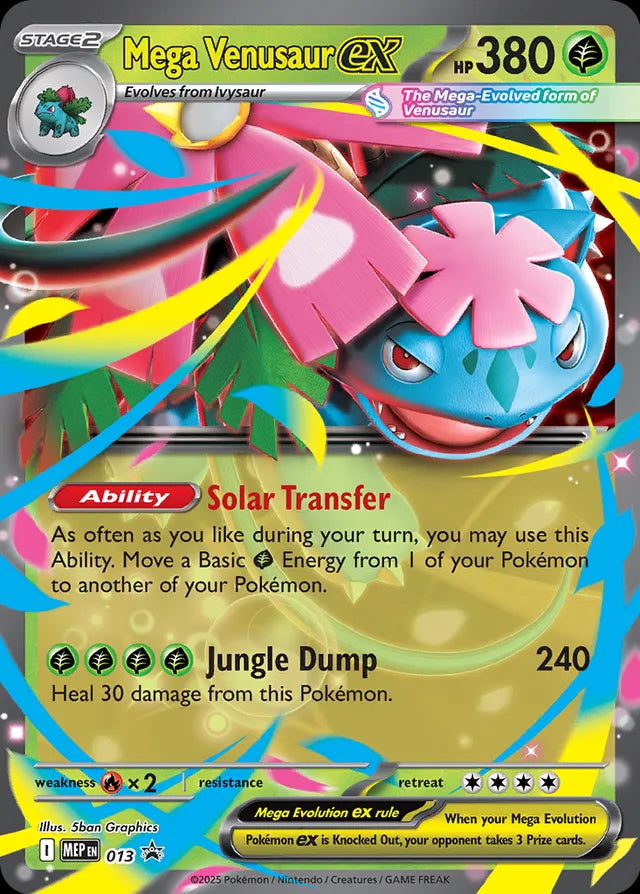 Mega Evolution Promo Mega Venesaur EX 13