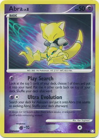 Mysterious Treasures Abra #69/123 reverse holo