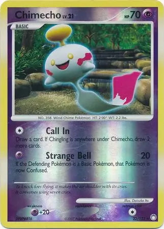 Mysterious Treasures Chimecho #22/123 reverse holo