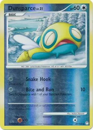 Mysterious Treasures Dunsparce #47/123 reverse holo