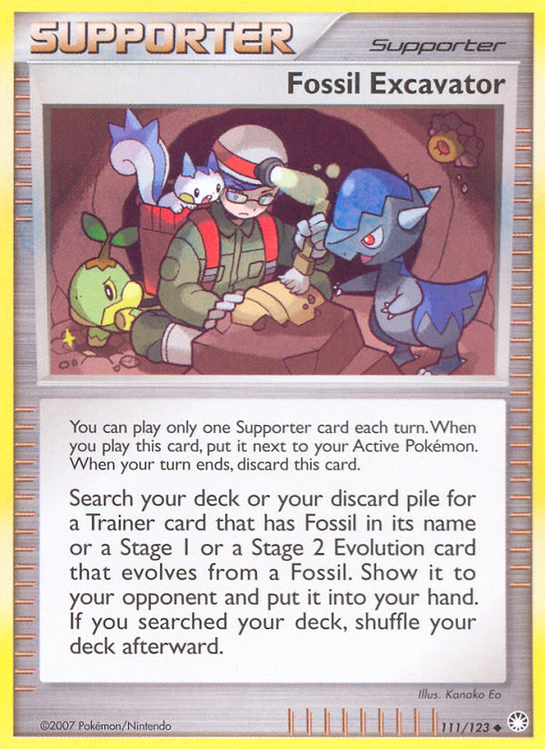 Mysterious Treasures Fossil Excavator #111/123