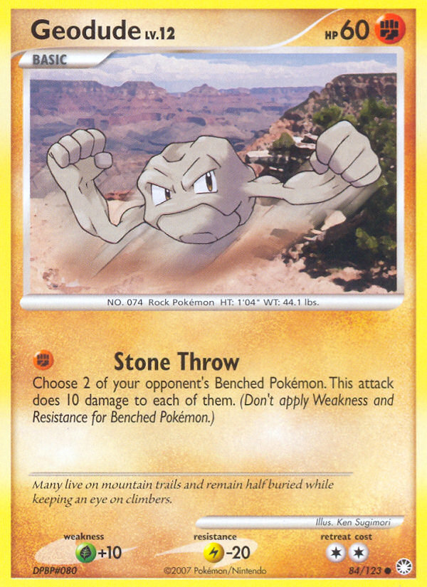 Mysterious Treasures Geodude #84/123