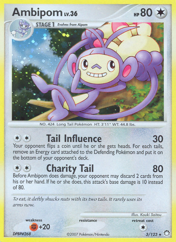 Mysterious Treasures Holo Ambipom #3/123
