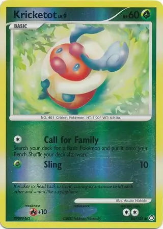 Mysterious Treasures Kricketot #86/123 reverse holo