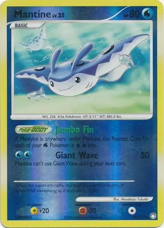 Mysterious Treasures Mantine #29/123 reverse holo