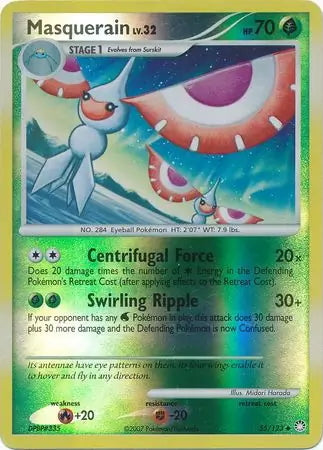 Mysterious Treasures Masquerain #55/123 reverse holo