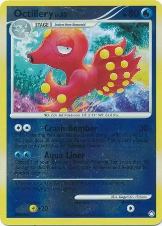 Mysterious Treasures Octillery #57/123 reverse holo