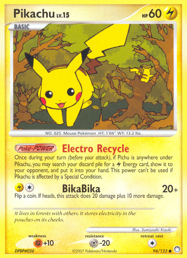 Mysterious Treasures Pikachu #94/123