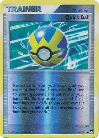 Mysterious Treasures Quick Ball #114/123 reverse holo