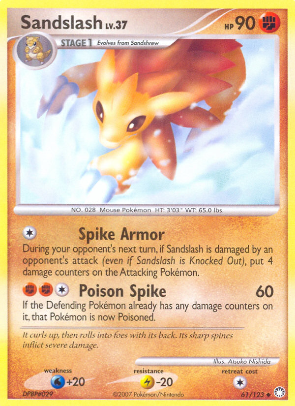 Mysterious Treasures Sandslash #61/123