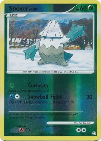 Mysterious Treasures Snover #101/123 reverse holo
